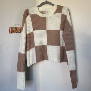 Knitted Cropped Sweater